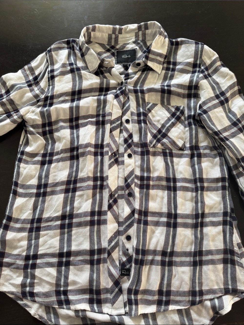 RAILS women’s plaid button down (A)